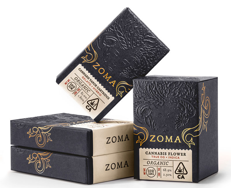 zoma cannabis packaging