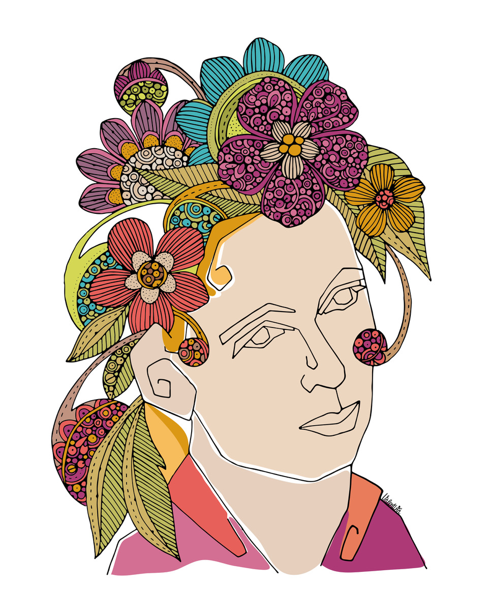 valentina harper jane goodall portrait illustration