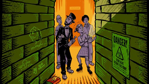 hugh dandrade poster illustration