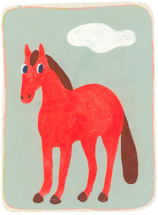 martha rich horse illustration